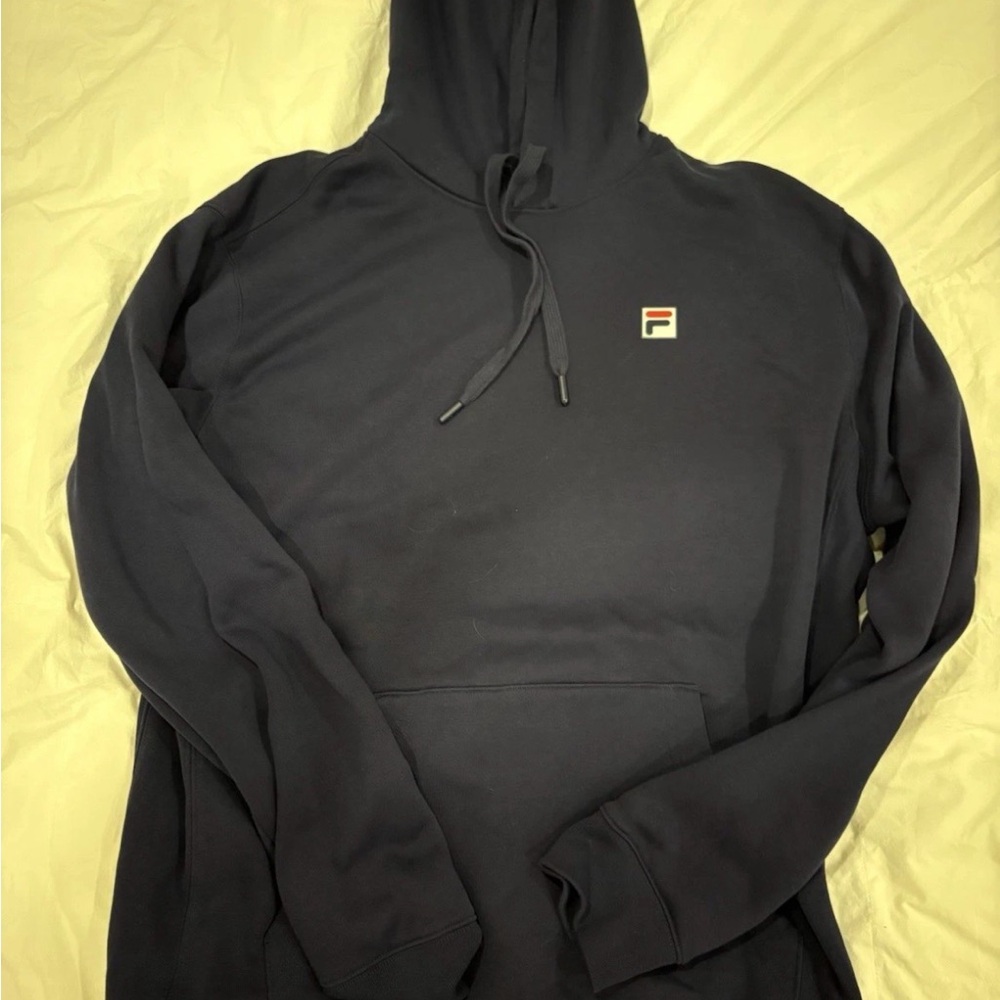 Fila Hoodie Sweatshirt Navy Men’s Large